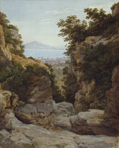 Italian Landscape by Heinrich Reinhold, painting, 1821