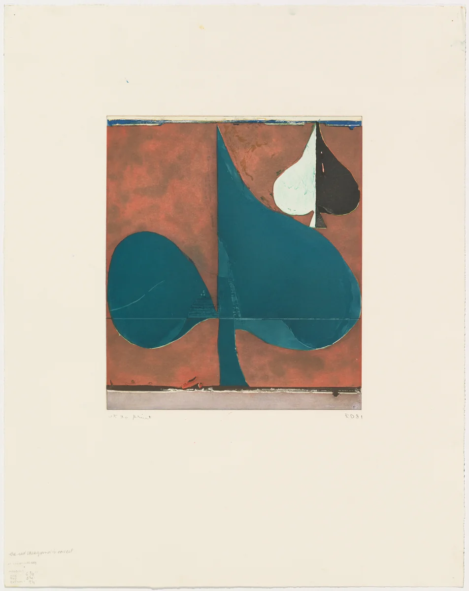 Combination by Richard Diebenkorn, print, 1982