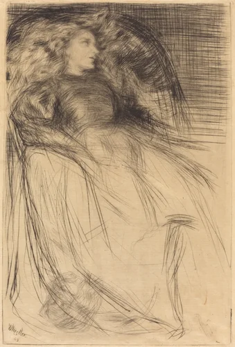 Weary by James McNeill Whistler, print, 1863
