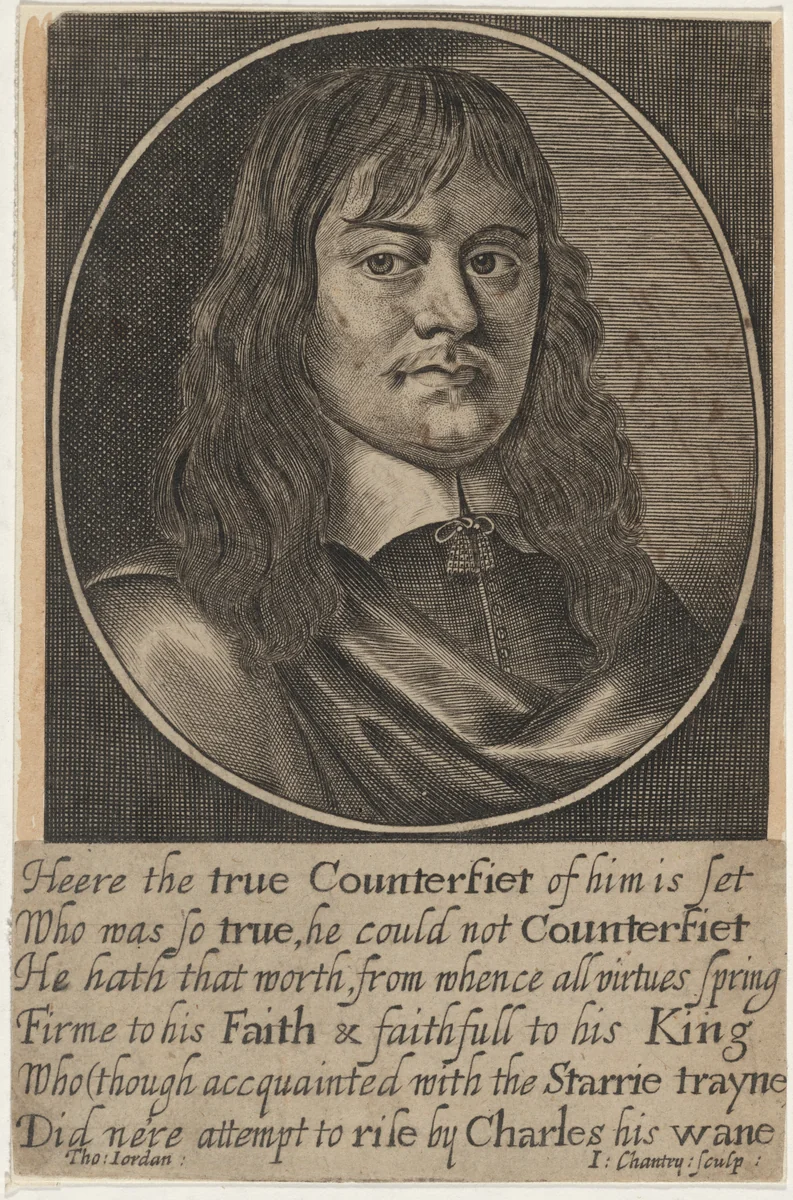 Sir George Wharton by John Chantry, print, 1580-1699