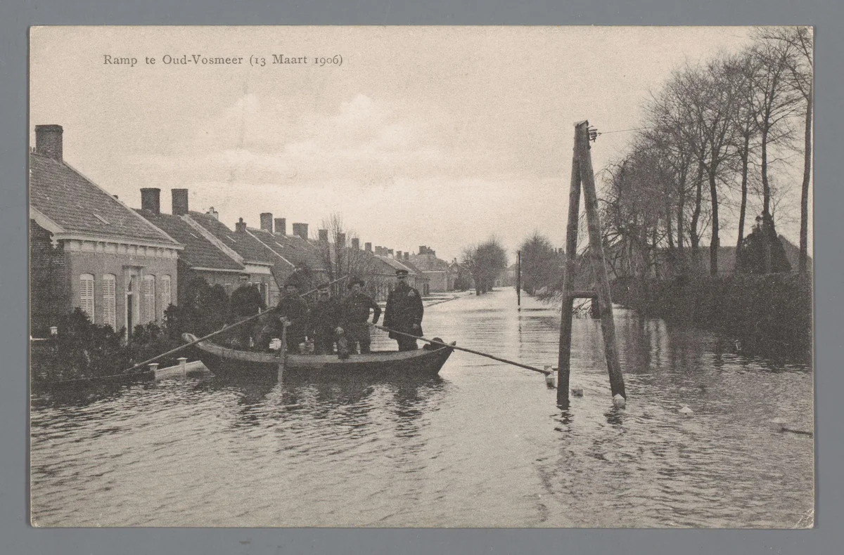 Ramp te Oud-Vossemeer op 13 maart 1906 by Gebroeders van Straaten, other, 1906