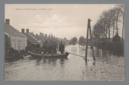 Ramp te Oud-Vossemeer op 13 maart 1906 by Gebroeders van Straaten, other, 1906