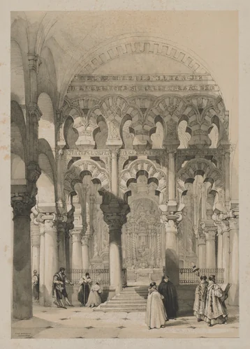 Picturesque Sketches in Spain: The Mosque, Cordova by Thomas Shotter Boys, print, 1837