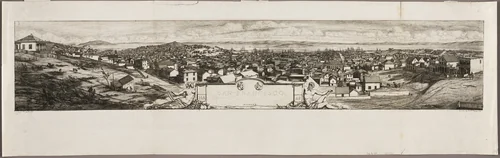 San Francisco by Charles Meryon, print, 1855-1856