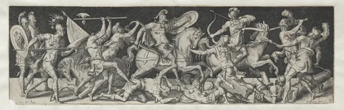 Combats and Triumphs No. 12 by Etienne Delaune, print, 1550-1572