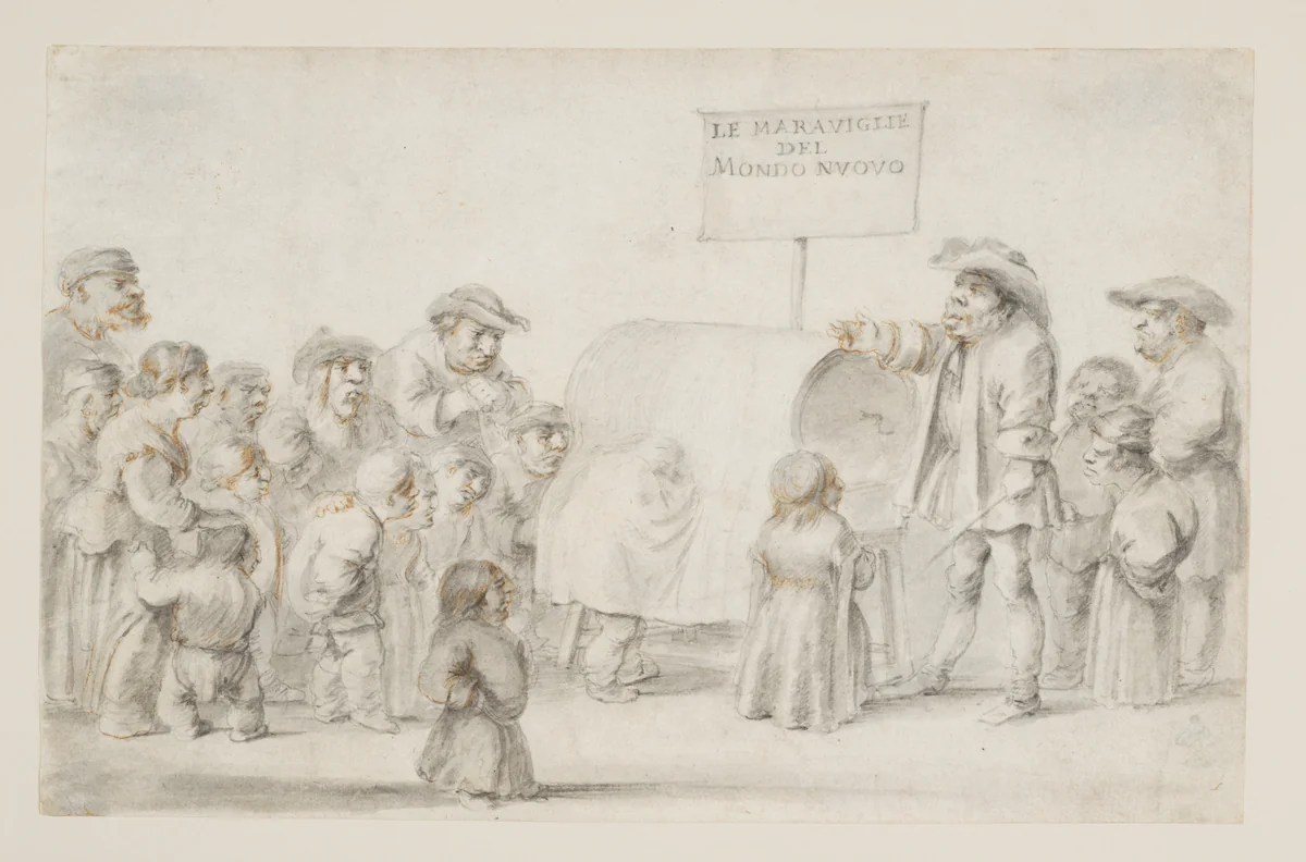 Le Maraviglie del Mondo nuovo by Stefano della Bella, drawing, 1625-1645