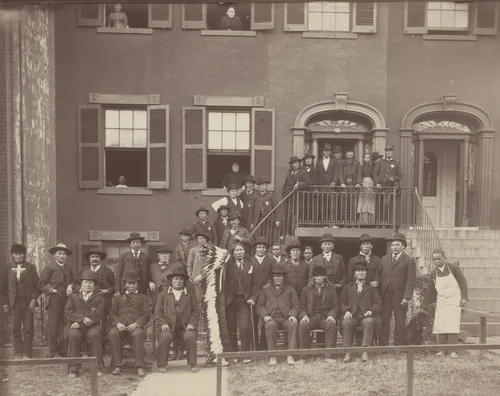 Indian Delegation, Washington, D.C. by Charles M. Bell, photograph, 1880