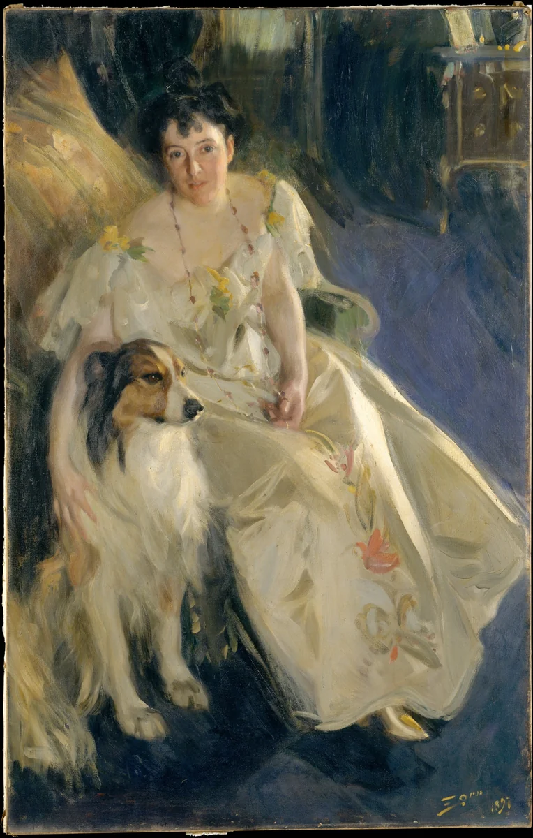 Mrs. Walter Rathbone Bacon (Virginia Purdy Barker, 1862–1919) by Anders Zorn, painting, 1897