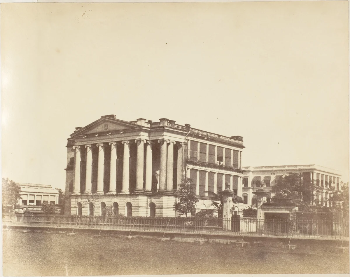 The Bishop's Palace, Calcutta by R. B. Hill, photograph, 1850-1859