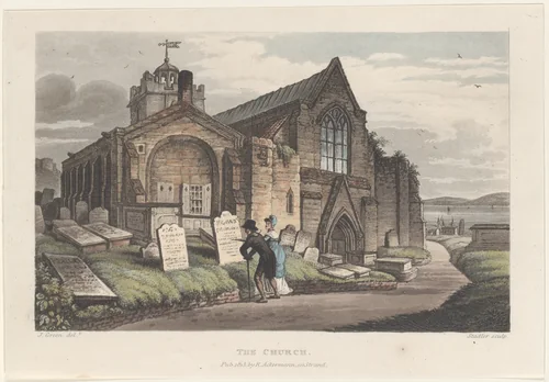 The Church by Thomas Rowlandson, print, 1813