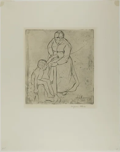 Grandmother and Child by Suzanne Valadon, print, 1908