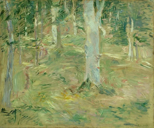 Forêt de Compiègne by Berthe Morisot, painting, 1885