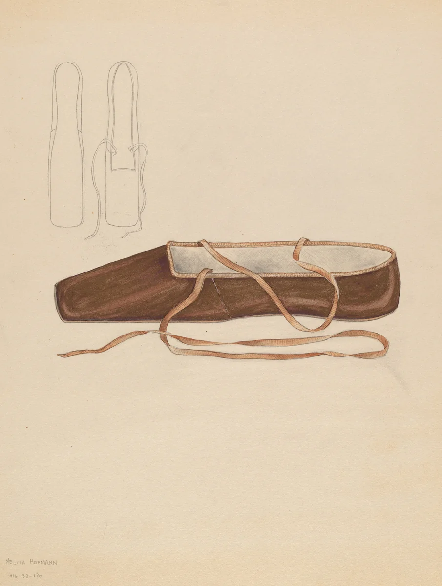 Slipper by Melita Hofmann, index of american design, 1936
