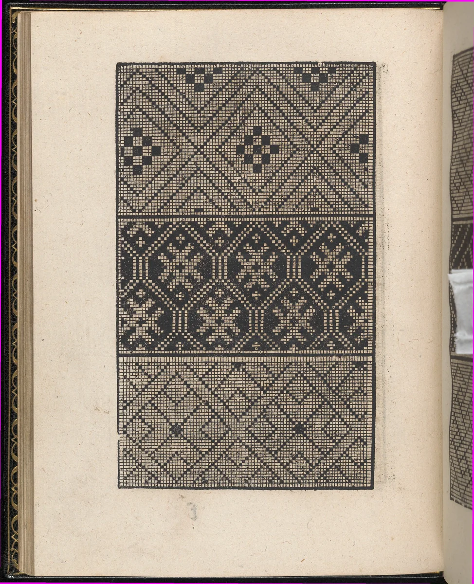 Page from Ein new kunstlich Modelbuch...(Page 28v) by Peter Quentel, book, 1544