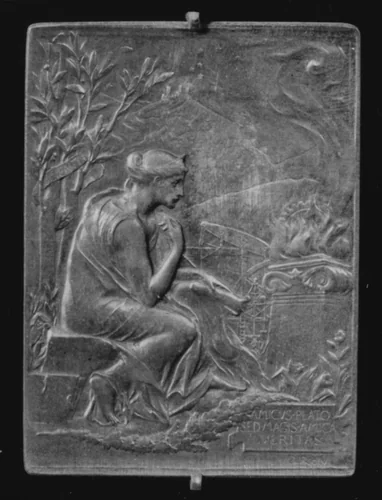 In Honor of Gustave Adolphe Hirn, Physicist (1815–1890) by Louis-Oscar Roty, metalwork, 1889