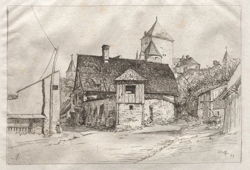 Worth: A Lane by Otto H. Bacher, print, 1879