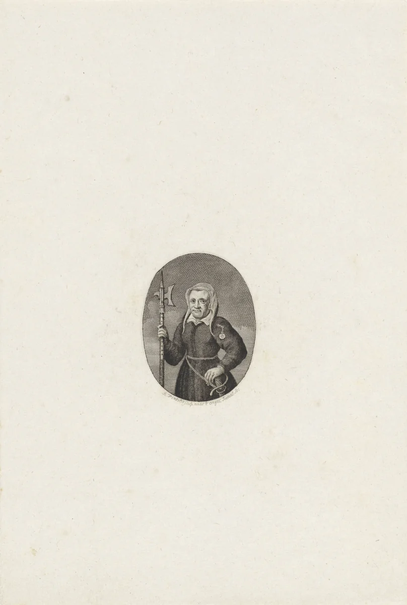 Kenau Hasselaar by Reinier Vinkeles, print, 1751-1816