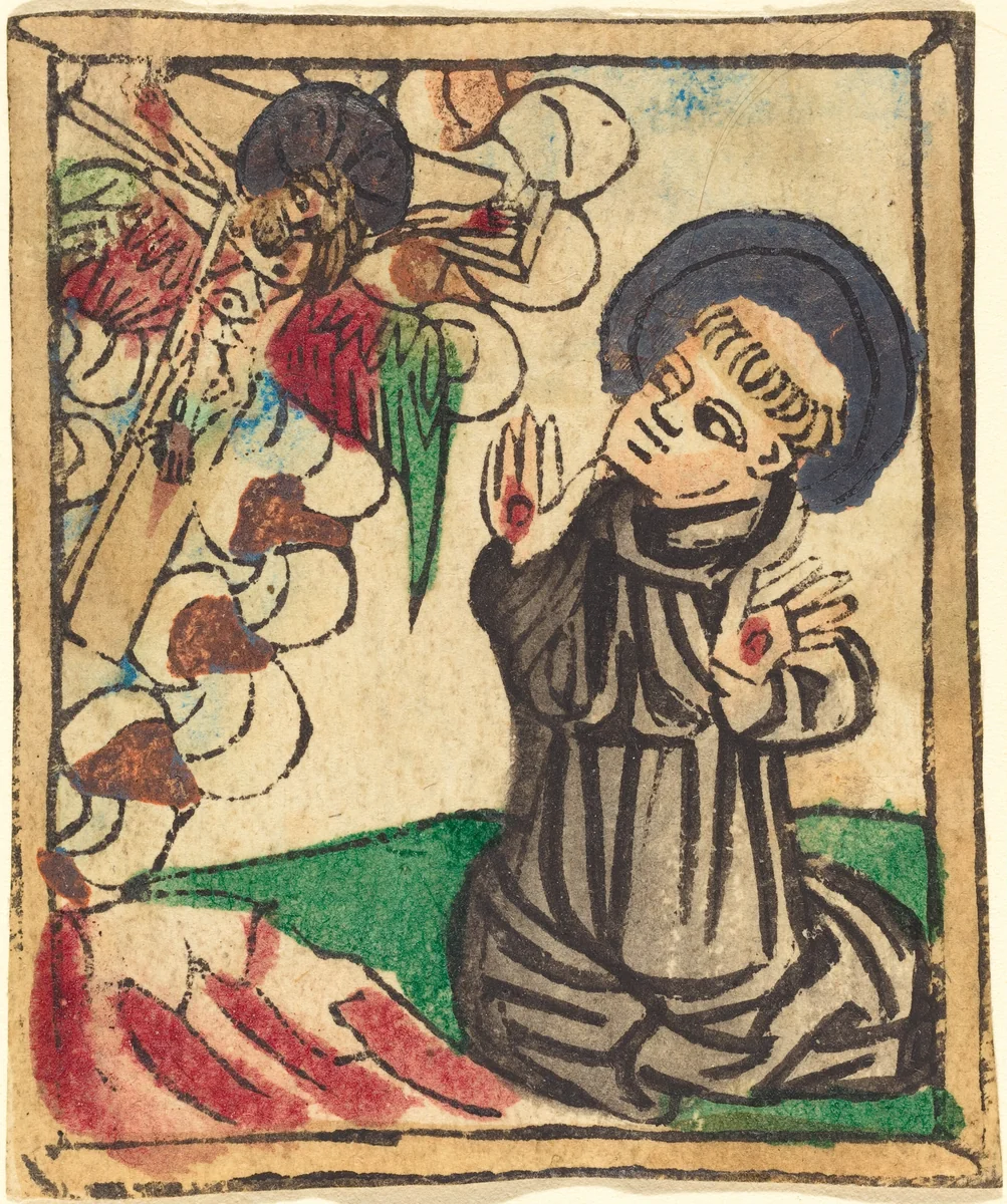 Saint Francis of Assisi by German 15th Century, print, 1450-1470