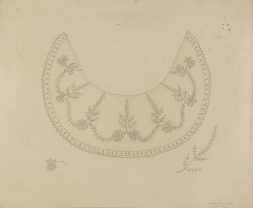 Collar by Marie Famularo, index of american design, 1938