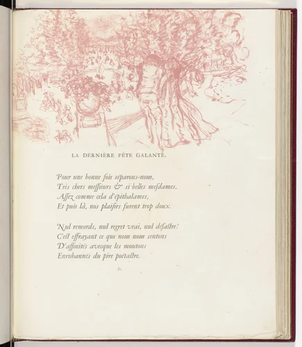 In-text plate (page 81) from Parallèlement (In Parallel) by Pierre Bonnard, illustrated book, 1900