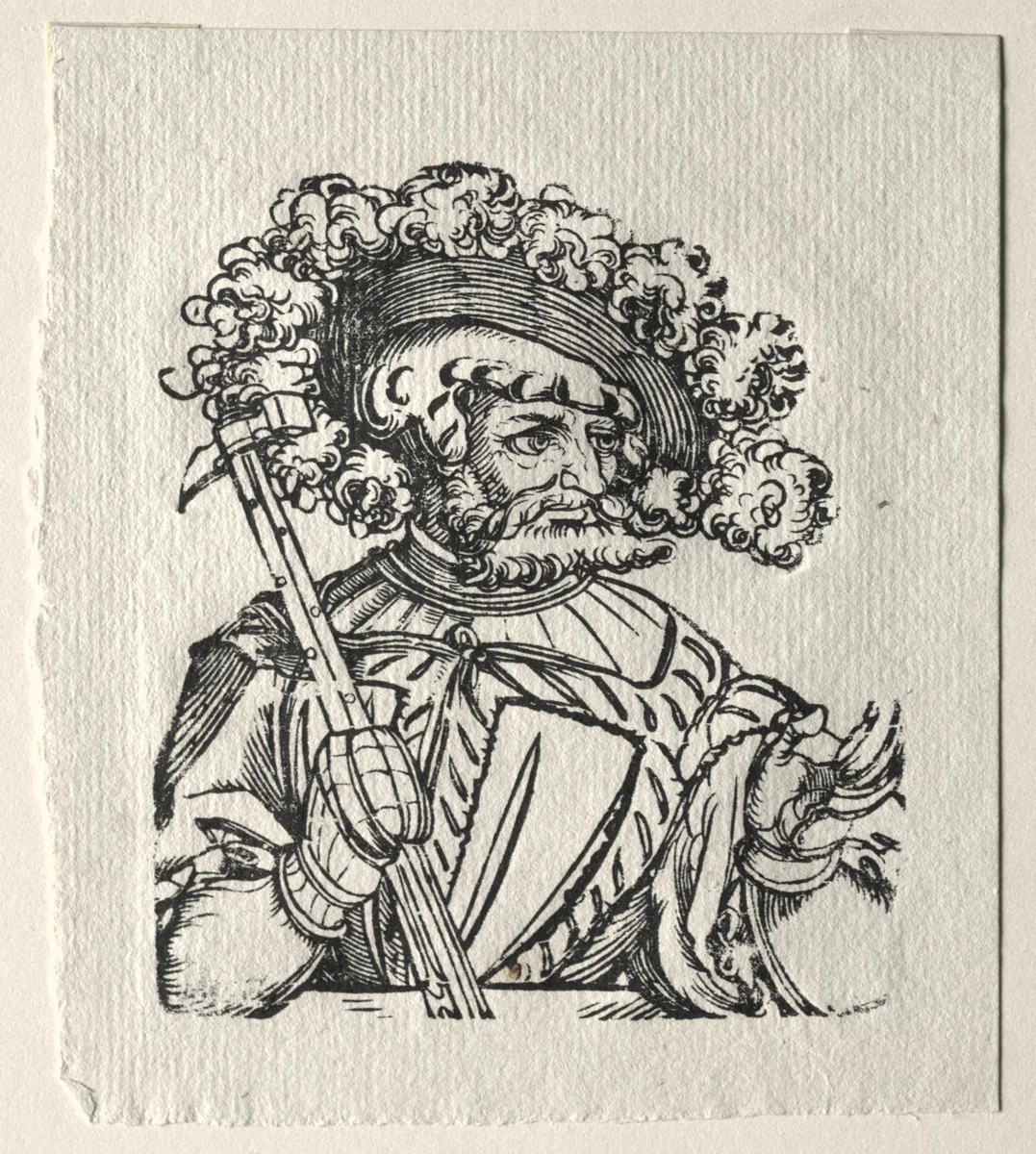 Tyrants of the Old Testament: Holofernes by Georg Pencz, print