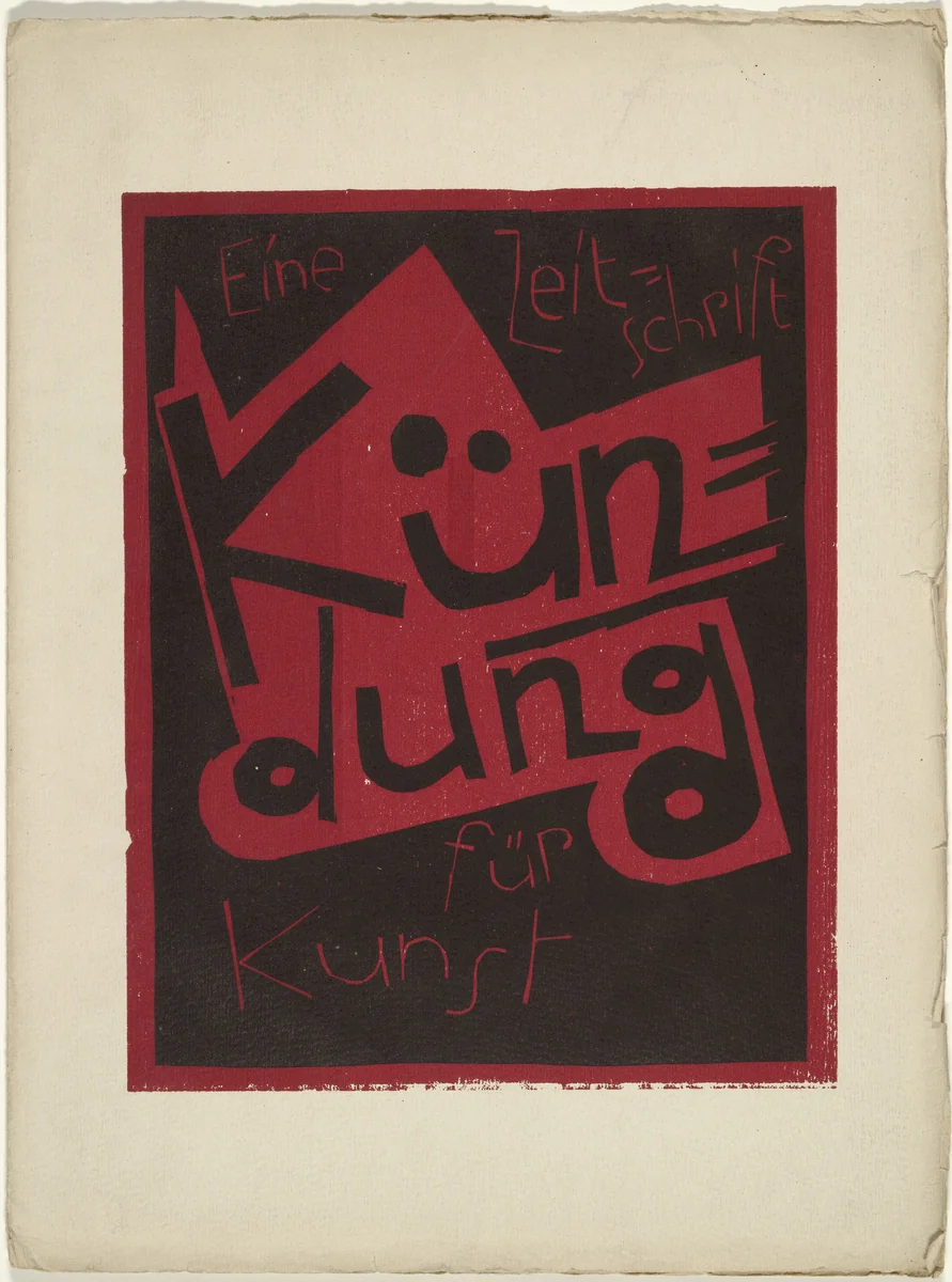 Kündung. Eine Zeitschrift für Kunst by Various Artists
Karl Schmidt-Rottluff
Gerhard von Ruckteschell
Heinrich Stegemann
Karl Opfermann
Willi Titze
Lasar Segall
Robert Koepke
Siegfried Schott
Franz Radziwill, periodical, 1921