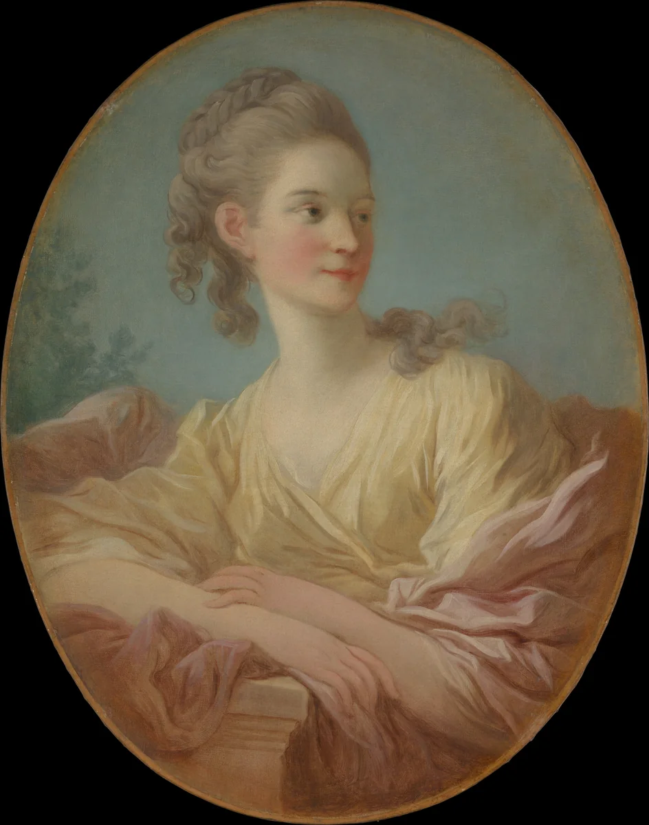 Portrait of a Young Woman by Jean Honoré Fragonard, painting, 1770-1779