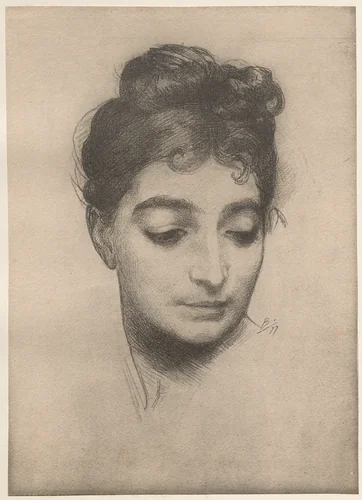 Portrait by Félix Bracquemond, book, 1899