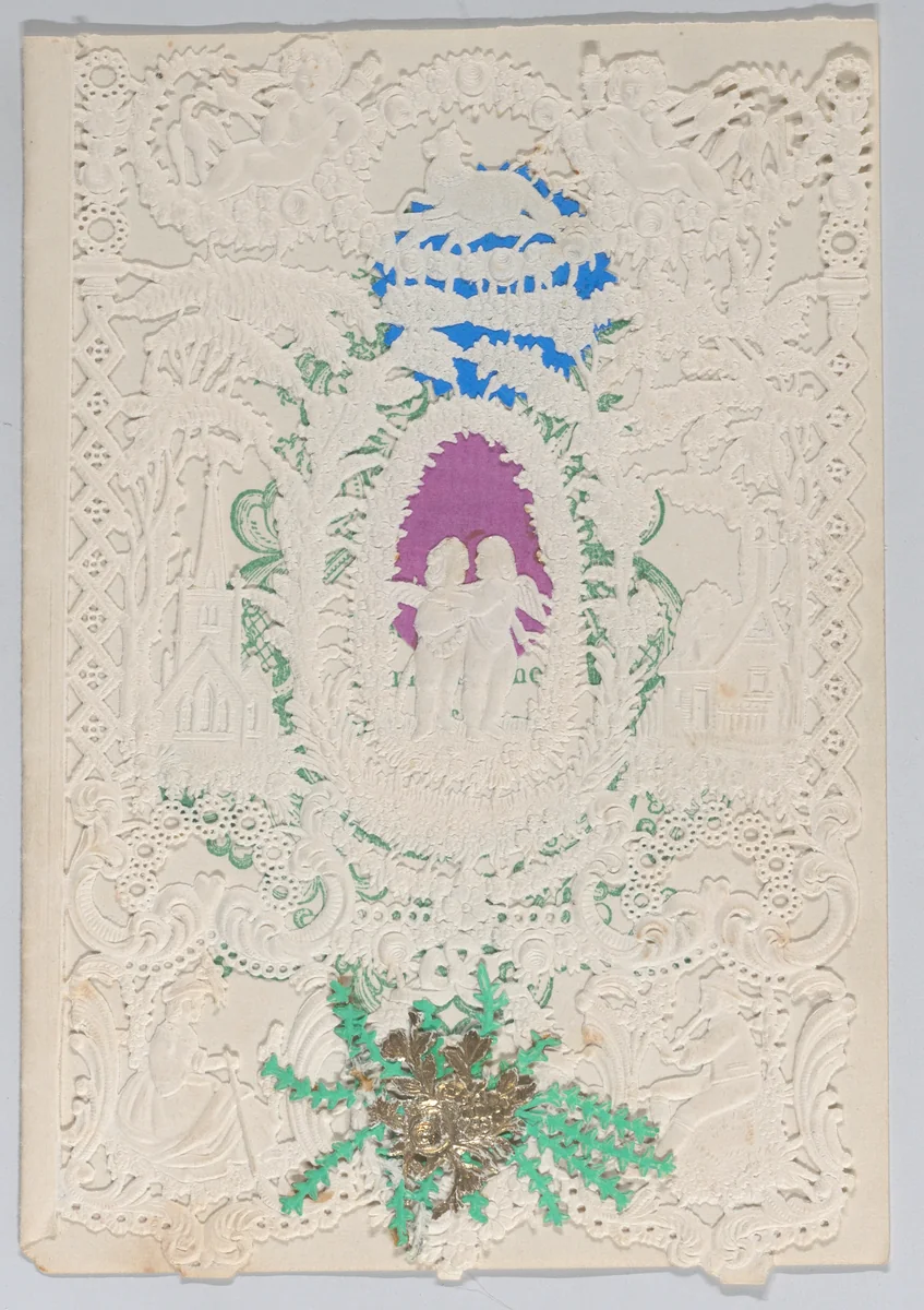 Valentine by anonymous, other, 1825-1875