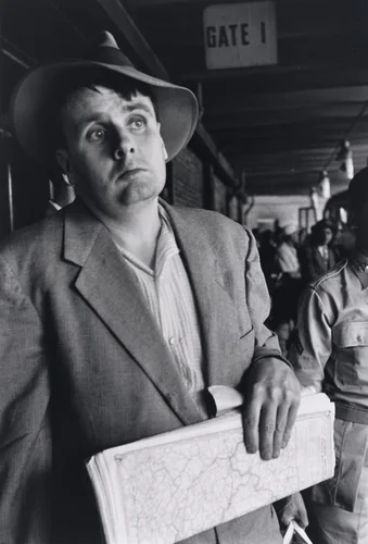 Detroit Greyhound Station by Robert Frank, photograph, 1955