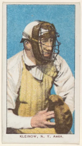 Kleinow, New York, American League, from the White Border series (T206) for the American Tobacco Company by American Tobacco Company, print, 1909-1911