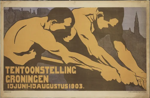 Tentoonstelling Groningen, 15 Juni-15 Augustus 1903 by Gerardus Hendrik Grauss, design, 1903