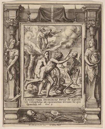Paradise Lost by Wenceslaus Hollar, print, 1651