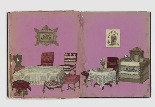 Paper Doll Dining Room by anonymous, book, 1883