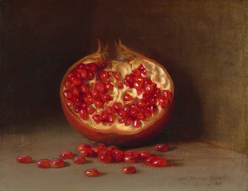 A Pomegranate, Siena by George Henry Hall, painting, 1885