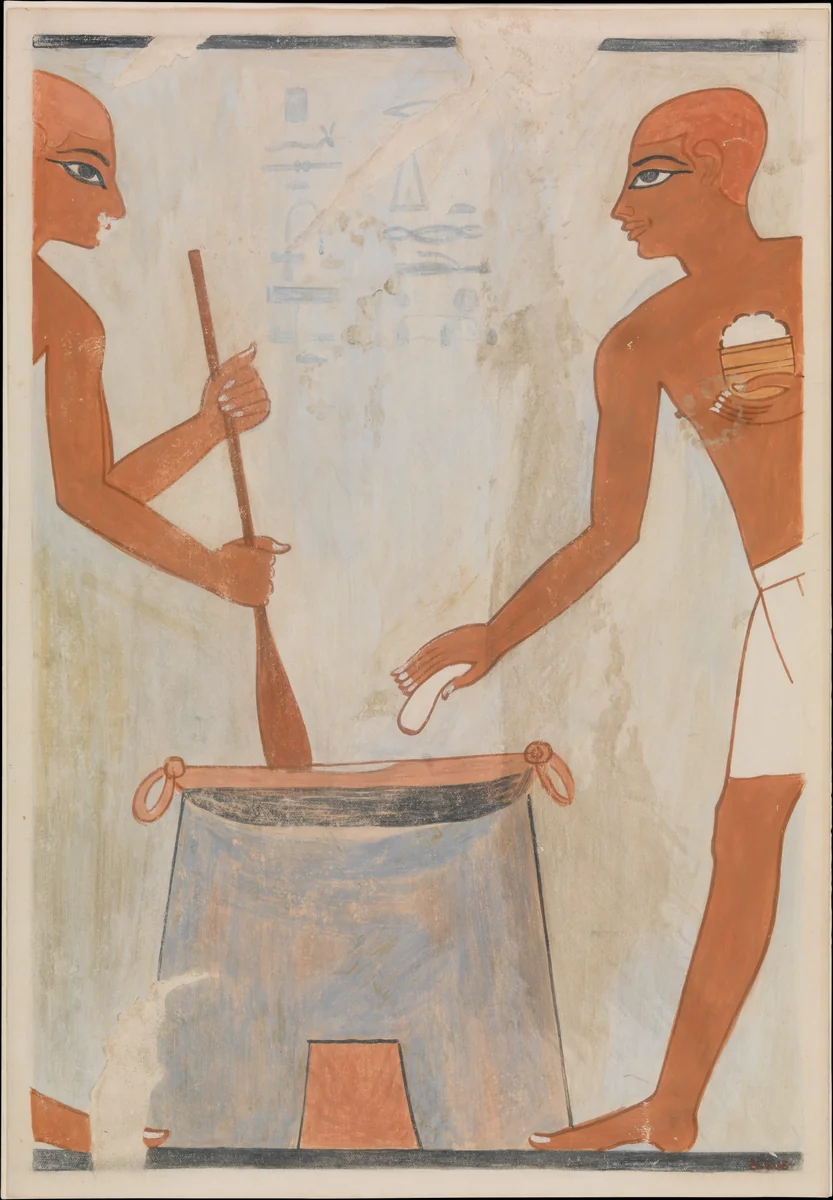 Cooking Cakes with Fat, Tomb of Rekhmire by Nina de Garis Davies, artwork, -1504