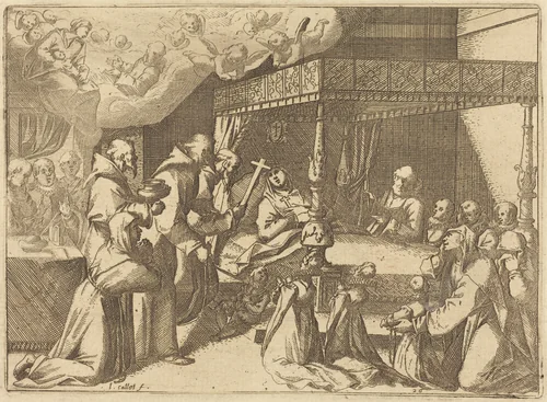 Death of the Queen by Jacques Callot, print, 1612