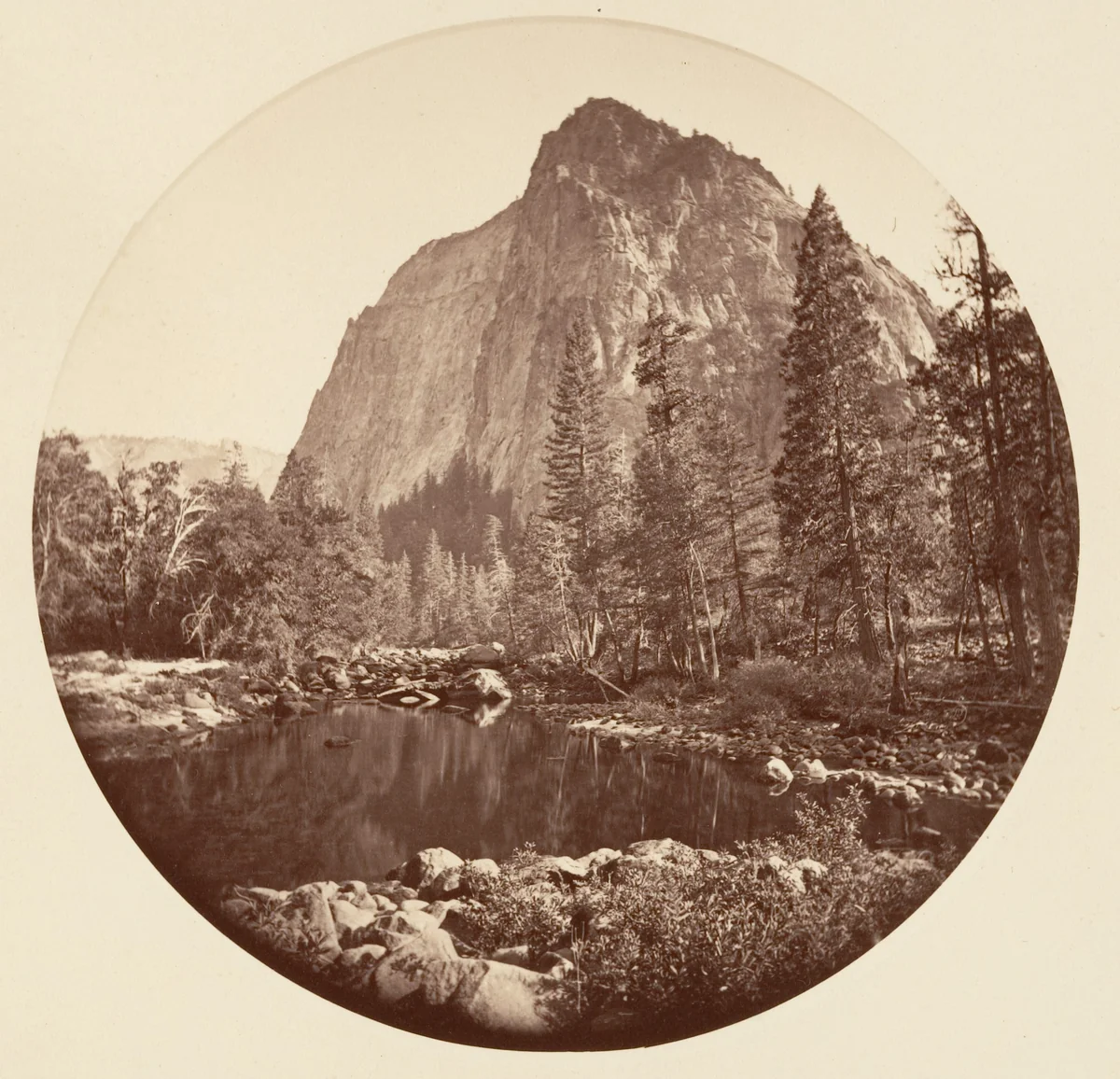 [Yosemite National Park, California] by Carleton E. Watkins, photograph, 1876-1880