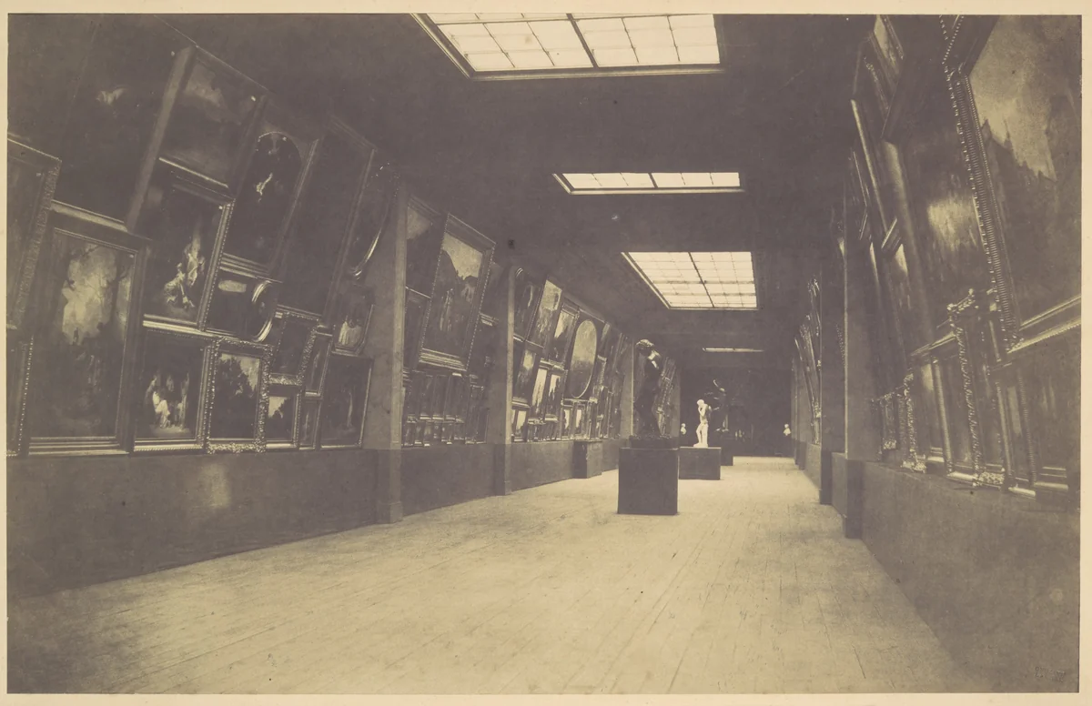 The Salon of 1852 by Gustave Le Gray, photograph, 1852