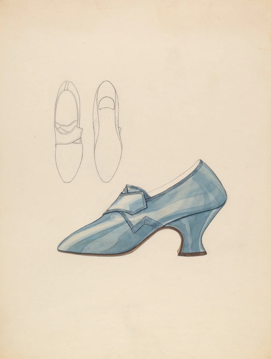 Woman's Shoe by Melita Hofmann, index of american design, 1936