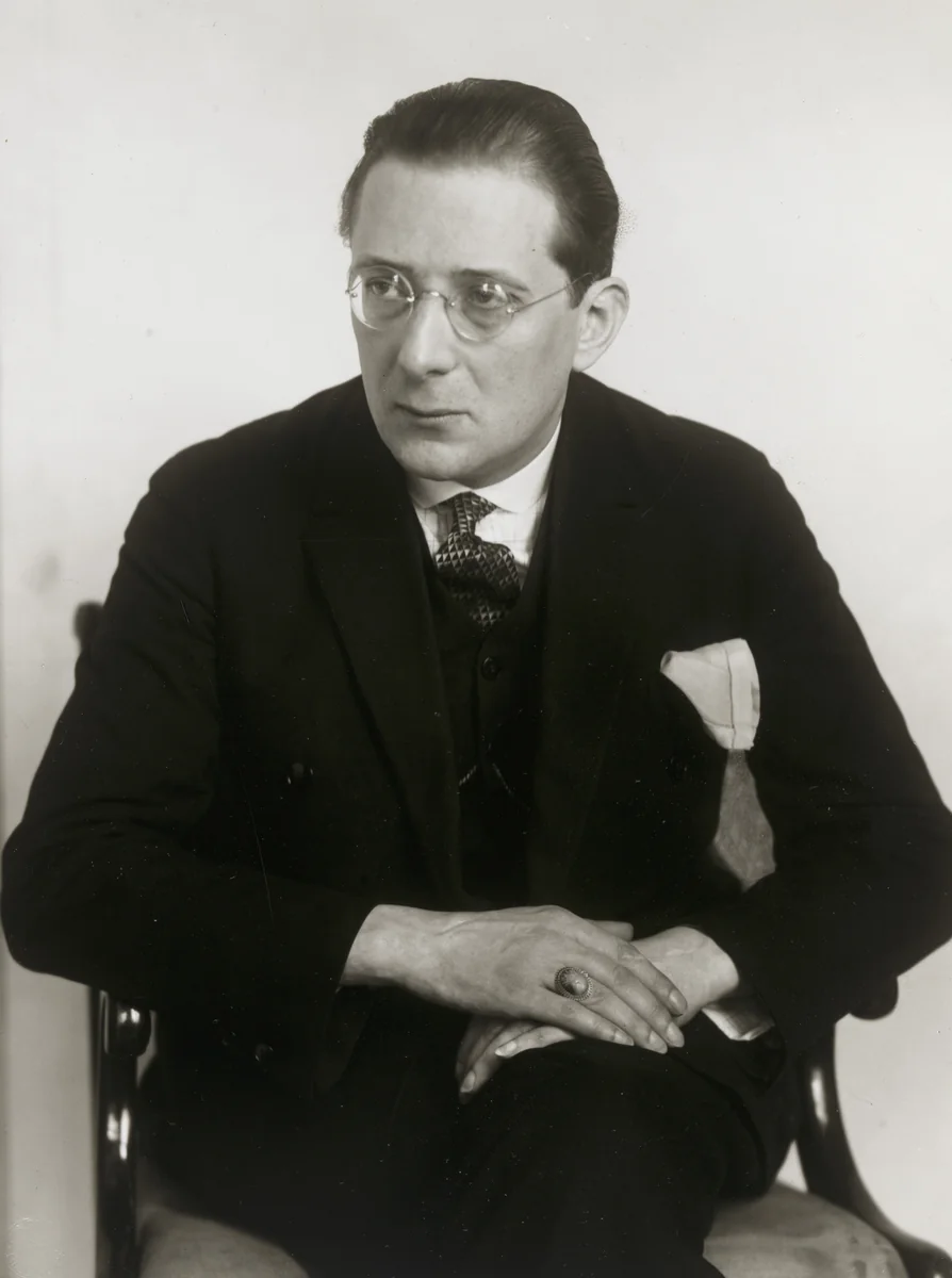 Writer and Theater Critic [Franz Paul Brückner] by August Sander, photograph, 1926
