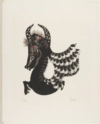 Young Bull by Jean Lurçat, print, 1907