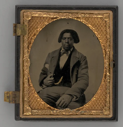 Untitled (Portrait of a Seated Man) by Unknown maker, other, 1863