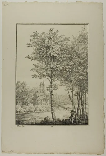 Plate 31 from Blatt Baum und Landschafts Studien by Lorenz Ekemann Alesson, print, 1805-1815