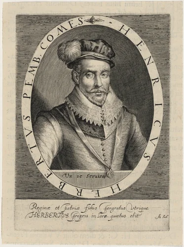 Henry Herbert, Second Earl of Pembroke by Willem de Passe, print, 1620