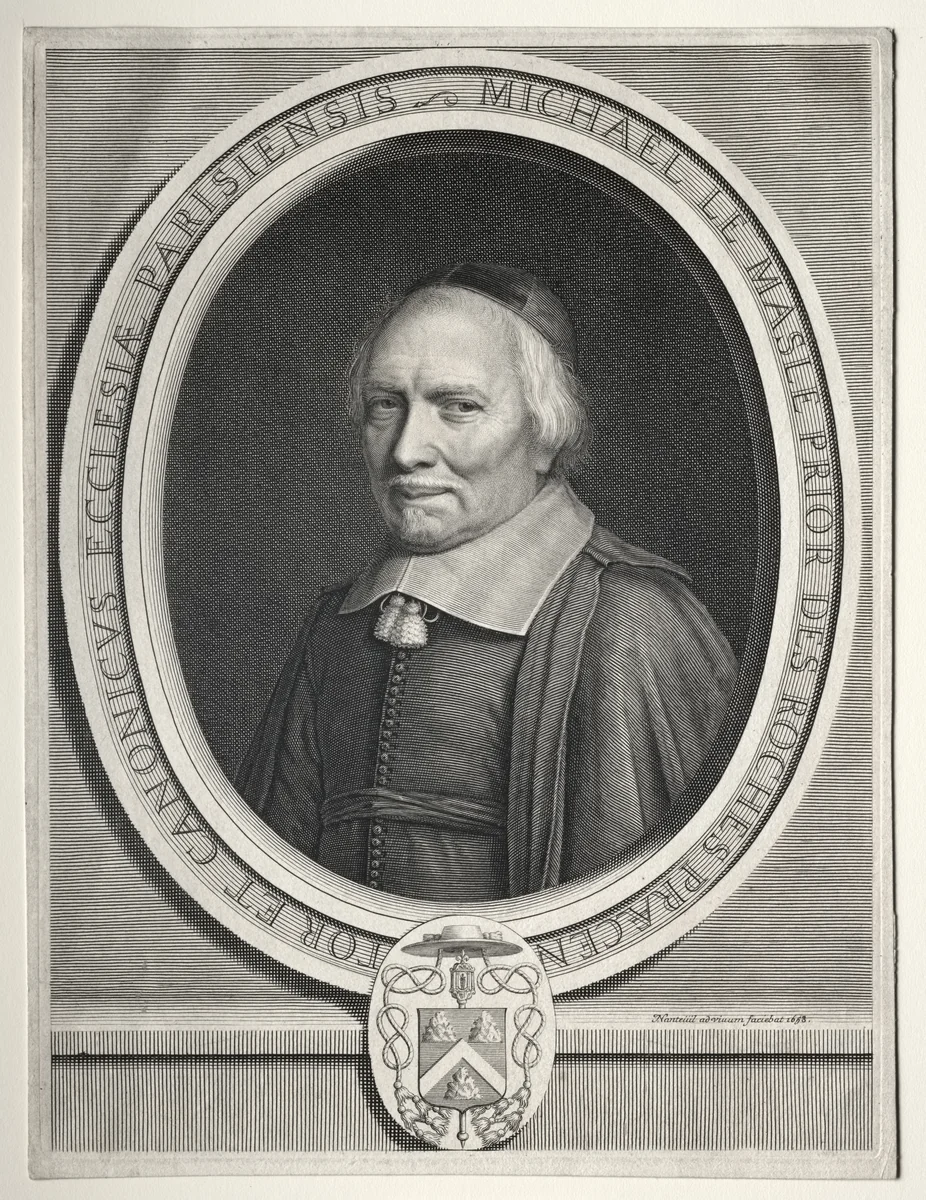 Michel le Masle by Robert Nanteuil, print, 1658