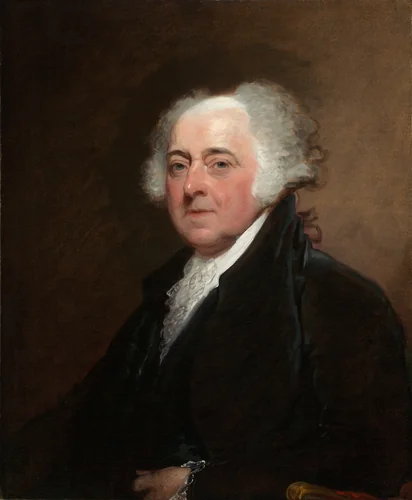 John Adams by Gilbert Stuart, painting, 1800-1815