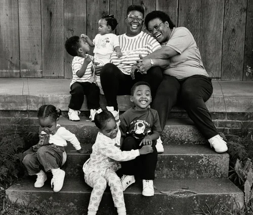Nelita Williams and Barbara Hudson by Nancy Andrews, photograph, 1993