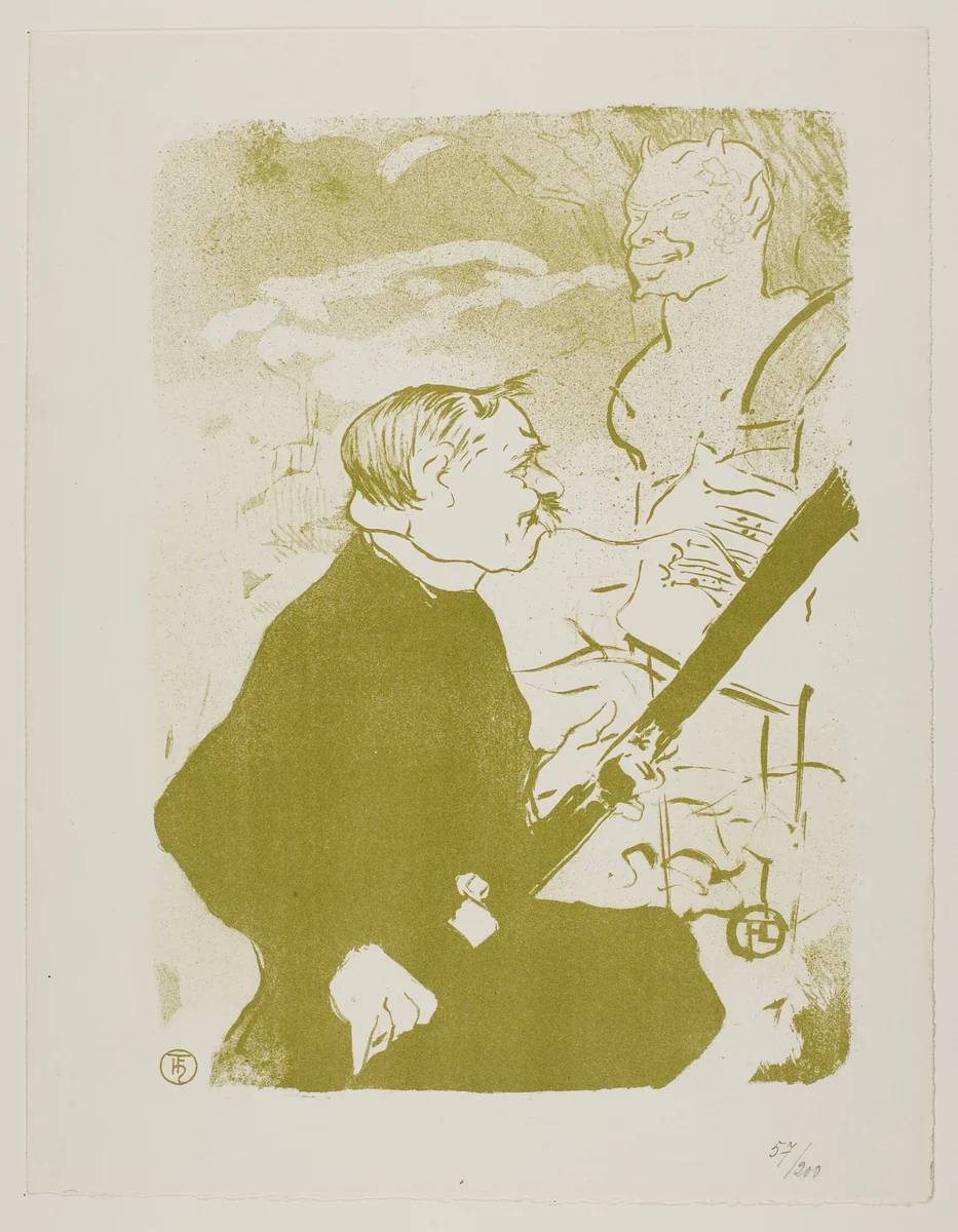 For You!... by Henri de Toulouse-Lautrec, print, 1893