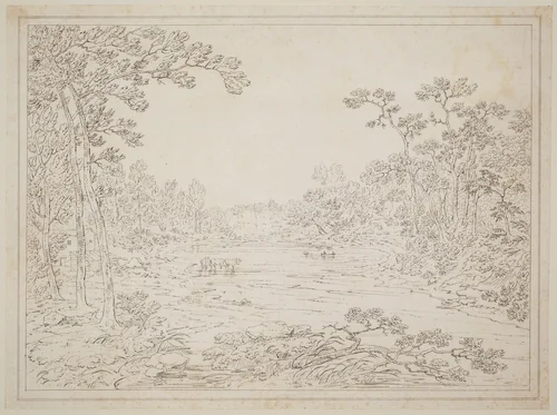 Pennsylvania Landscape by Thomas Doughty, print, 1793-1856